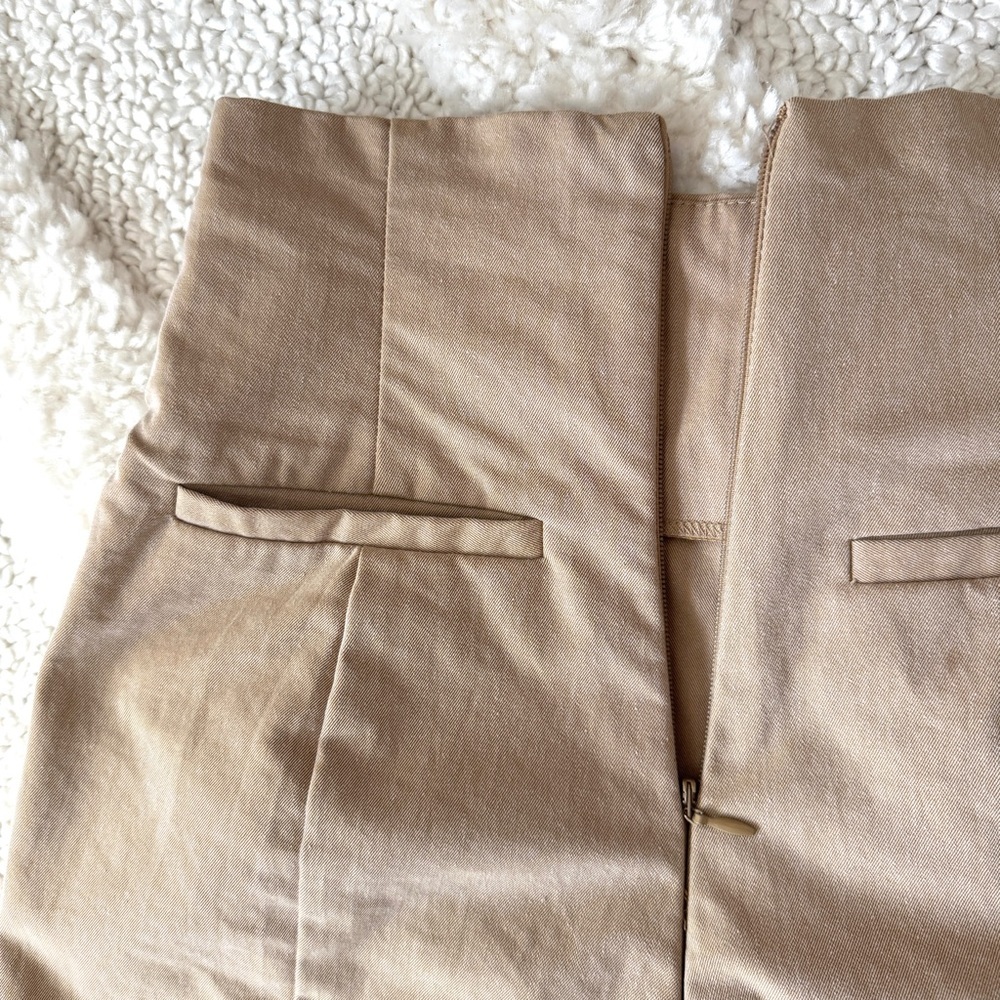 ASOS Khaki Trousers, Tapered Leg with Pockets - Picture 7 of 9